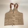 Creative Outdoor Jacket Vest Shoulder Bag Breathable Dual-use Multi Pocket Vest Handbag Retro Multifunctional