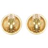 CHANEL Good condition 95A Round Coco Lattice Earring goldUsed