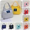 Chic Korean Style Canvas Bucket Bag Vibrant Candy Colors Small Handbag