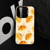 Cute Bread Illustration Phone Case For iPhone 17,16,15,14,13,12,11 Plus,Pro Max,XS,Colorful Silver Phone Case Funda Cover
