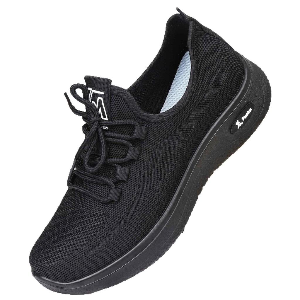 Goldener Herbst Herren Schwarze Freizeitschuhe mit Leichten Polyurethansohlen