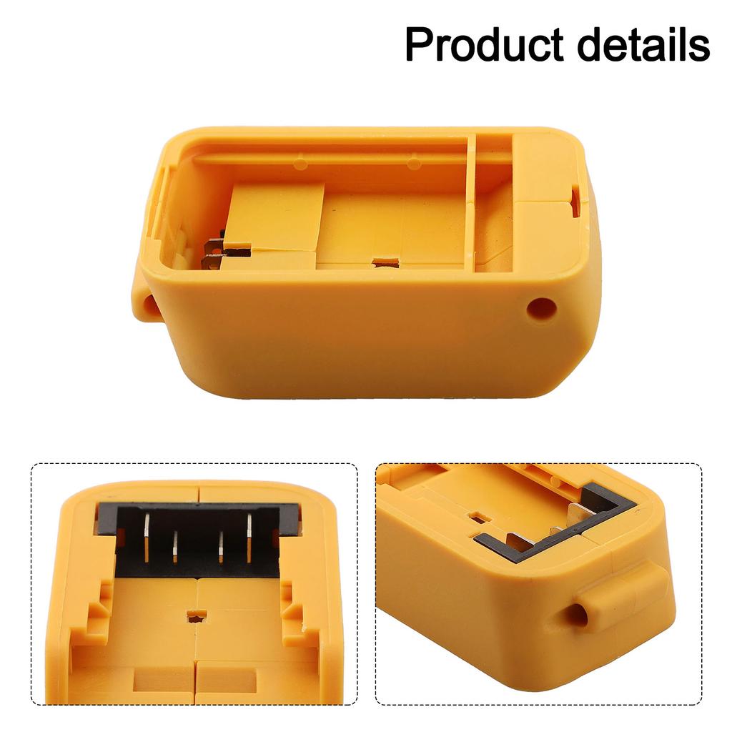 18V Battery Battery Adapter Portable Charging Solution USB To Mobile Phone Charging Flashlight Function For DCB206 For DCB200