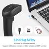 Bar  Scanner USB Plug and Play Portable Handheld Bar  Reader for Supermarket Retail Library