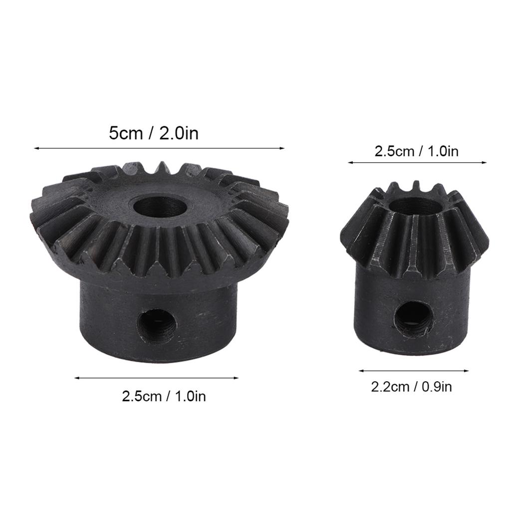 2pcs Black High Grade Steel Beekeeping Extractor Gear Essential for Beekeepers, Honey Tool, Special Product with No Honey Stick