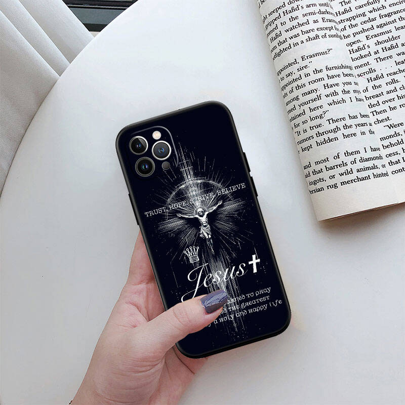 MH21 Bible verse Jesus Phone Shell Case for Redmi Note 8 9 10 11 11S 10C 10X 10A 10T 9A 9C 9T 9S 8T Pro Max Plus Prime