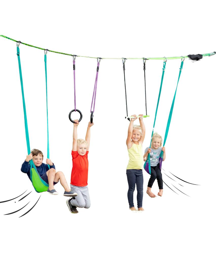Slackers Swing Line - Turn a Healthy Tree Into the Perfect Backyard Swing Set - Slackers Tree Swing Line Kit - Great Tree Swing Addition To Any Yard