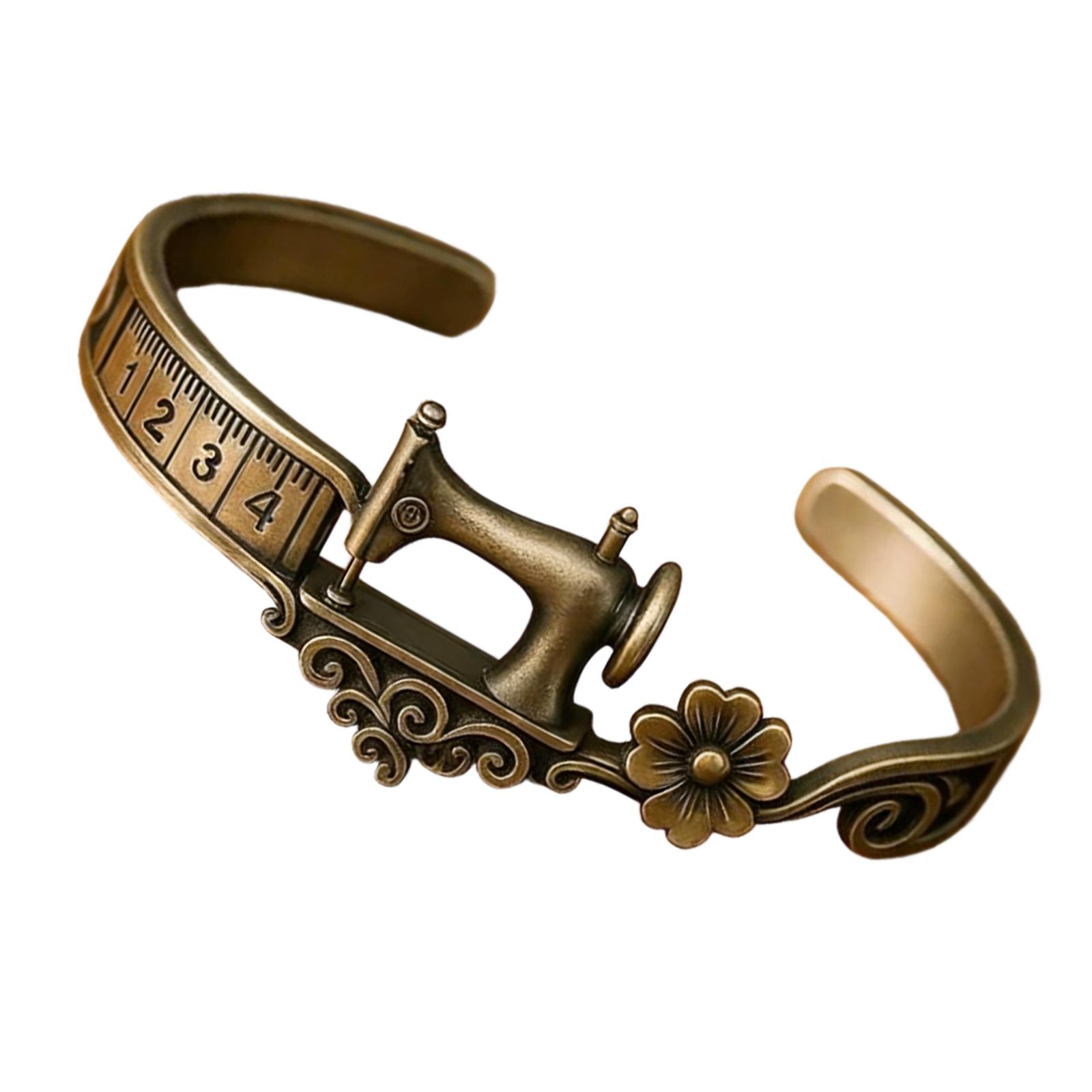 

Stylish Alloy Sewing Machine Charm Bracelet Adjustable Size For Craft Enthusiasts And Fashionistas 1
