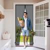70/90*200cm Mosquito-proof Door Curtain, No-drill Magnetic Partition Curtain, Bedroom and Home Screen Door with Magnetic Closure
