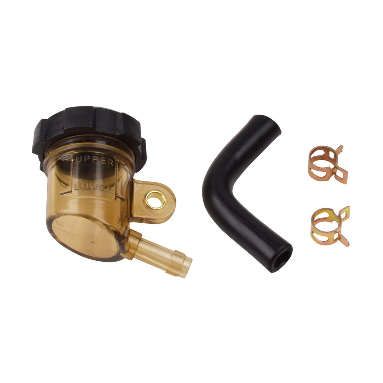 

Комплект бачка тормозной жидкости Универсальный бачок тормозной жидкости Масленка Для мотоцикла Электровелосипеда Тормозная система 1