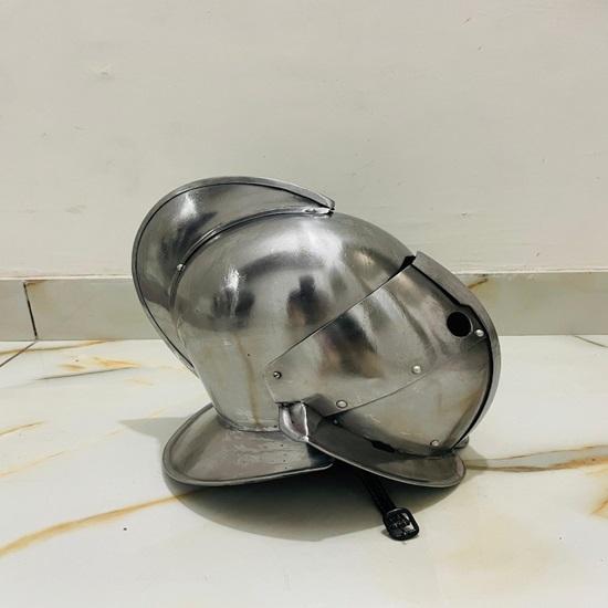 MEDIEVAL Roman 16 gauge SCA  LARP Roman Armor Gladiator Secutor Helmet