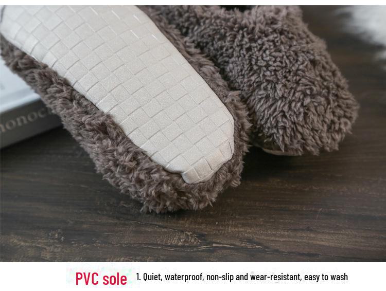 Couples' Cozy Winter Foot-Wrapped Slippers for Indoors