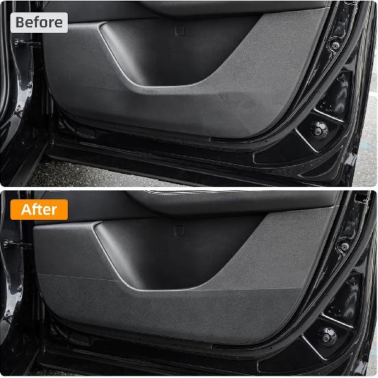 KUNGKIC for Mazda 2023 2024 2025 CX90 CX70 Car Door Anti Kick Pad Protective Stickers Interior Decals Accessories Self-Adhesive Side Edge Protection