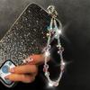 Curea de mână anti-pierdere pentru telefon, cristal, pandantiv pentru geantă, lanț util pentru încheietură