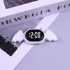 Cute Cartoon LED Digital Electronic Watch Night Light Keychain Pocket Watch Creative Mini Hanging Watches Students Gifts