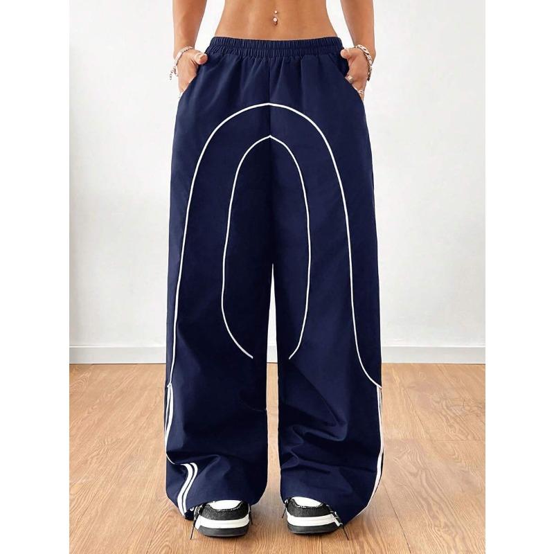 VEZFAA Women's Fashion Casual High Waist Trousers Pants & Capris
