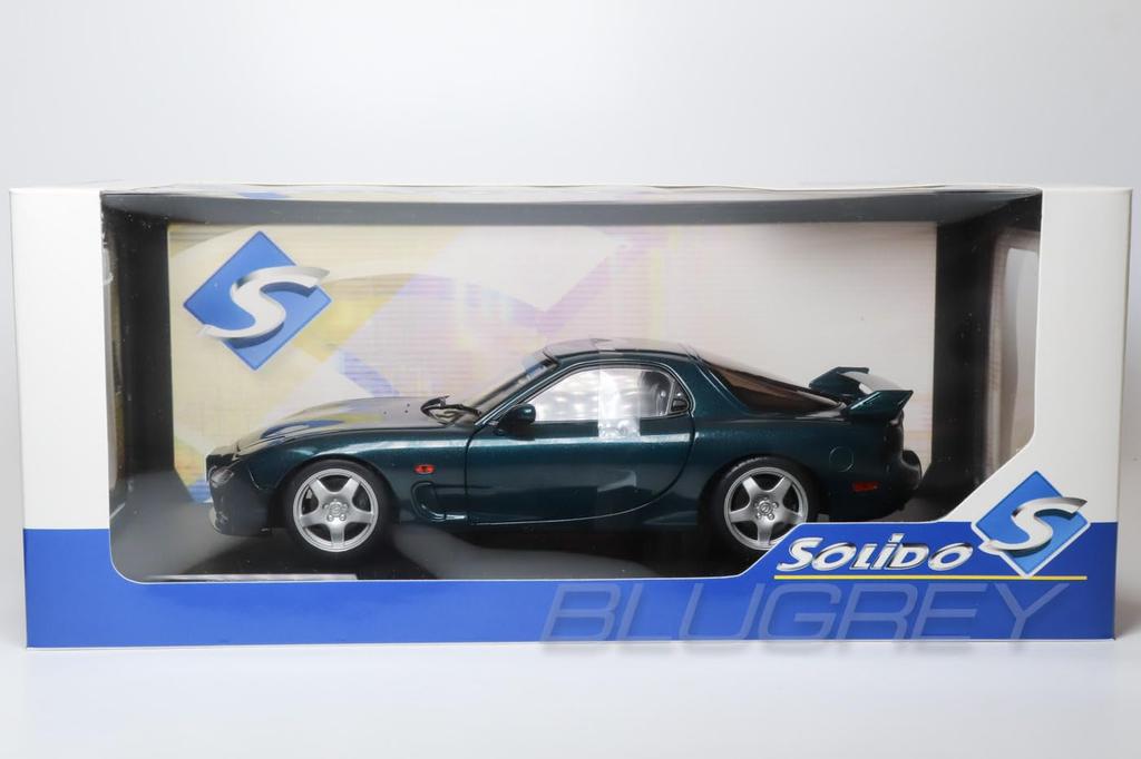 Solido Mazda FD3S RS 1994 Blue SOLIDO Diecast Car 1/18 RX-7