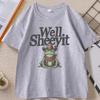 Well Sheeyit Country Western Frog TShirt Vintage Western Toad Tshirt Adult Humor Short Sleeve T Shirts Funny Graphic Tshirts