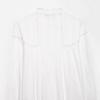 Spring 2026 Lace Trim Ruffle Shirt - European & American Style