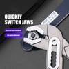 8/10/12inch Water Pump Pliers Multifunctional Plumbing Pliers Adjustable Open Pipe Pliers Home Maintenance Tool
