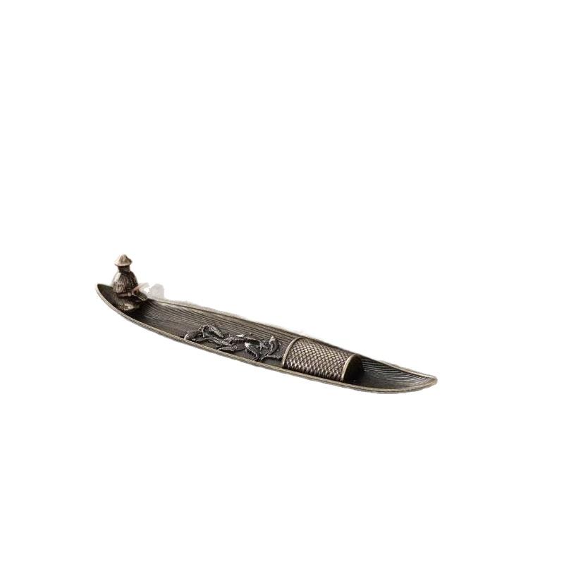 

1 Set Multi-Fish Chinese Fisherman Fishing Incense Censer Holder Set For Incense Sticks Home Decorative Accessory