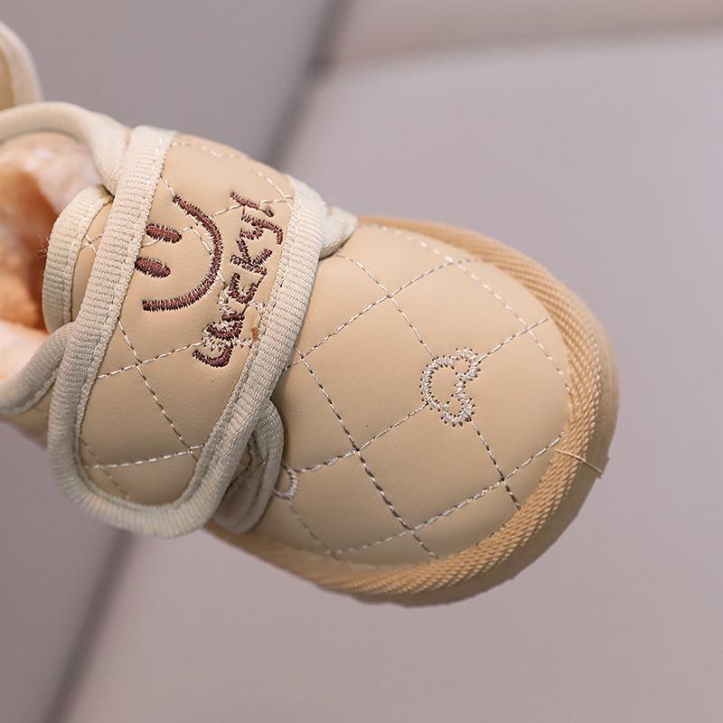 Детская флисовая утолщенная хлопковая обувь зимние сапоги зимняя теплая обувь детская — фото 5