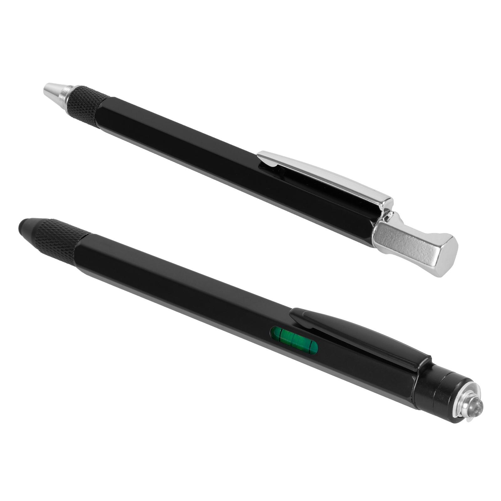 

Multitool Pen Set Ballpoint/stylus Pen Cell Phone Holder Bottle Opener Ruler Straight/cross Screw Cool Gadgets Men X-mas Gifts