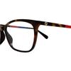 Gucci Optical Glasses [Available Prescriptions] Original Design, One-piece 004 (Havana Frame/clear Lens) 55 Dust Bag + Glasses Case (random Color)
