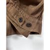 Used TMT BIGHOLIDAY Trucker Jacket S Corduroy Brown Old Clothes