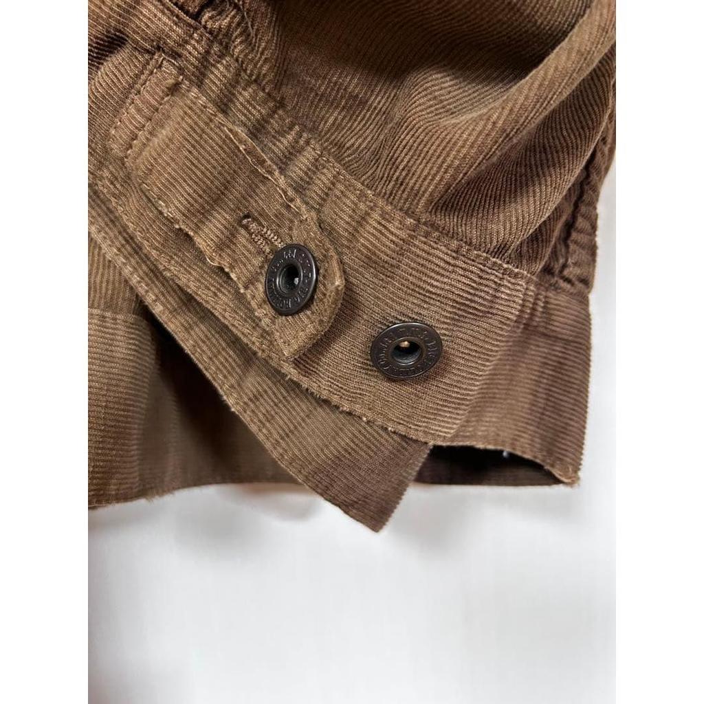 Used TMT BIGHOLIDAY Trucker Jacket S Corduroy Brown Old Clothes