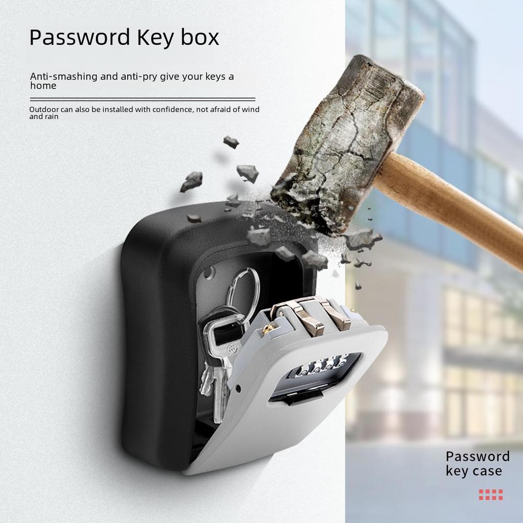 Anti-Theft Key Lock Box for Home and Office