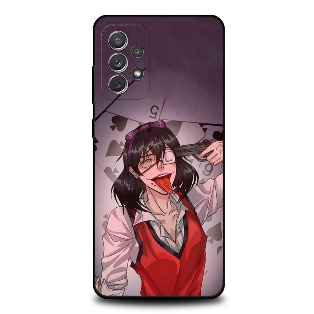 K-Kakegurui G-Gambler Phone Case For Samsung S25,S24,S21,S22,S23,S30,Ultra,S20,Plus,Fe,Lite,Note,10,9,5G Black Cover