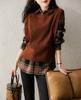 Split Design Sense Knitted Vest Retro Round Neck Versatile Outer Wear Thin Vest Sleeveless Vest Sweater Women