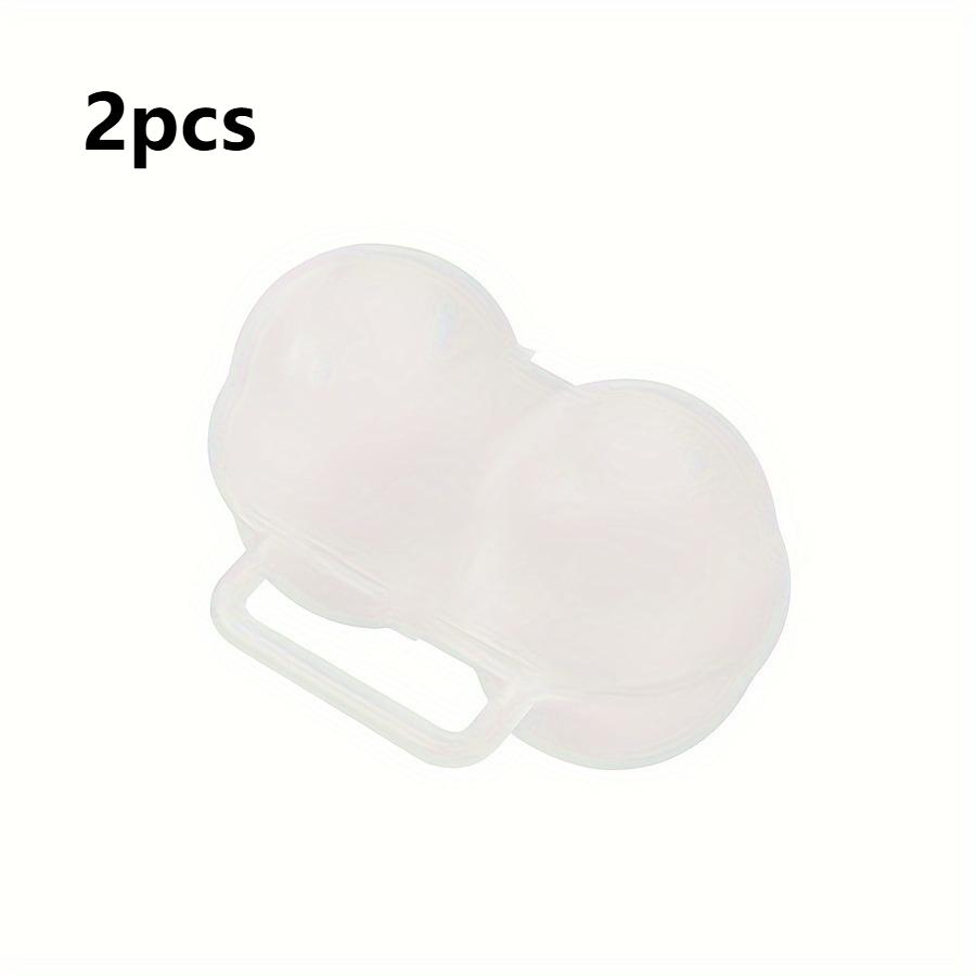 

Portable Egg Carrier Box, Plastic Egg Holder with 2 Compartments, Kitchen Fridge Safe Egg Storage, Shockproof Egg Organizer Case