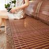 Summer Sleeping Mat Rattan Mat Ice Silk Bamboo Mat Summer Living Room Fabric Craft Non-Slip Leather Cushion Sofa Cushion Sofa Cover