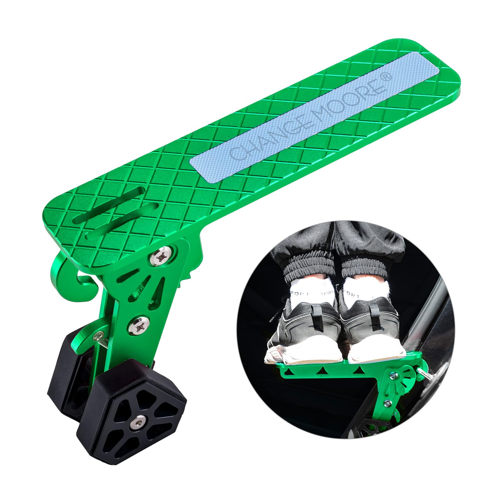 

CHANGE MOORE Подножка для двери, Подножка для двери автомобиля, 9,4 x 2,4 дюйма (240 x 60 зелёный