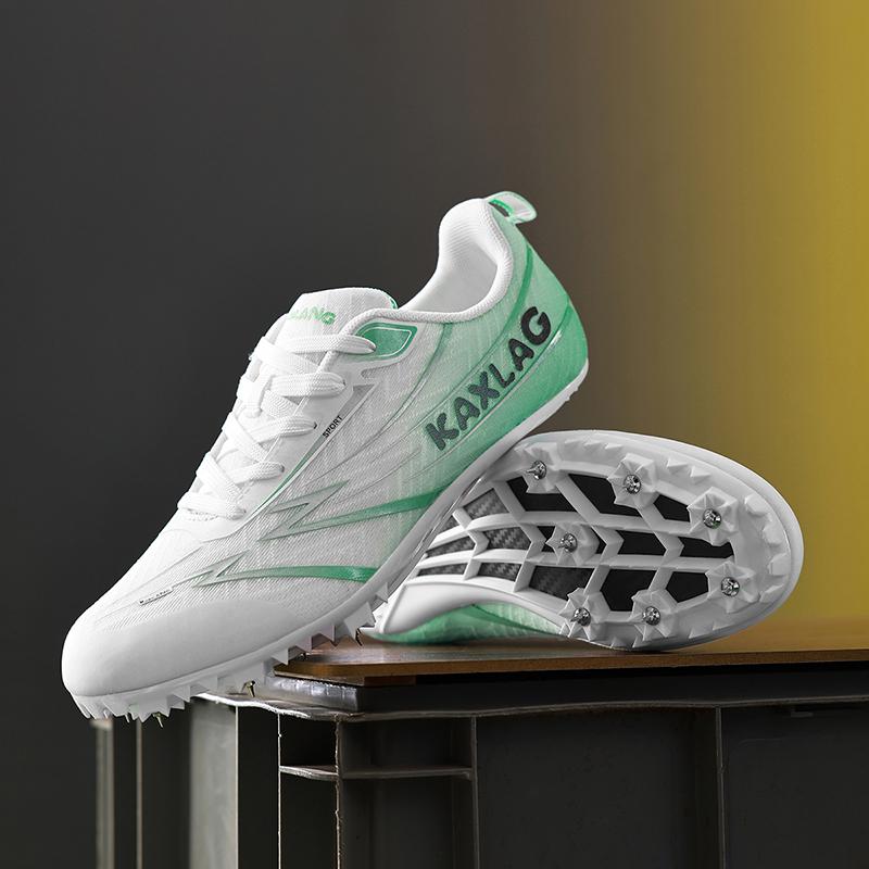 New Men Professional Track And Field Shoes Lightweight Breathable Athletic Shoes Anti Slip AbrasionResistant Running Training Competition