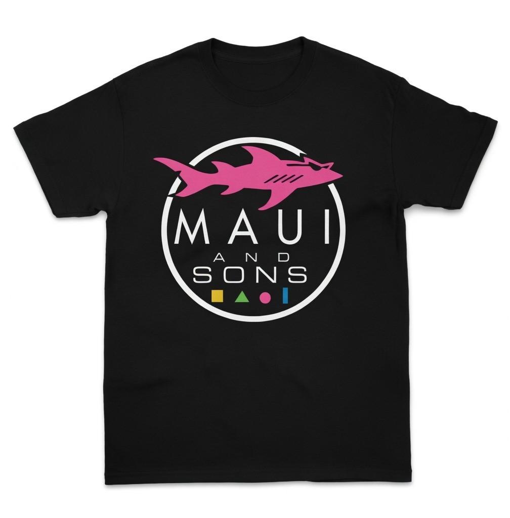 Мужская футболка Maui And Sons с принтом акулы M