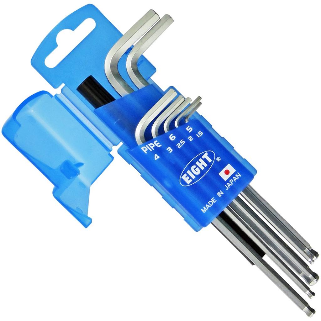 EIGHT Super Ball Point Set of 7 with Tightening Type Pipe, Semi-Long TMS-7DP