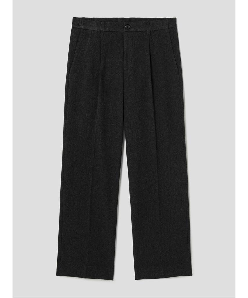 SHIFT.G Ordinary Onetuck Slacks Ash