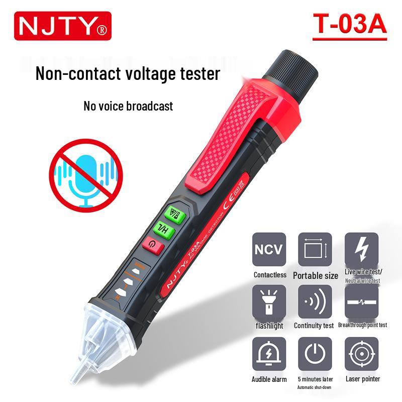

Non-Contact Voltage Tester Pen | Inductive Voltage & Breakpoint Detection | Electrician Tool for Household Use