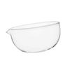 Glass 550ml Kitchen Fruit Salad Bowl Transparent for Baking Prepping Sturdy
