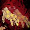 Halloween Electric Crawling Zombie Hand with Lights Spooky Sound ,Motion Sensor Animated Prop for Indoor Outdoor Decorations, Battery Operated