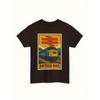 Herren Vintage T-Shirt British Rail - 100% Retro Zugdesign mit ikonischem BR Logo & Class 43 Lokomotive, Entspannte Passform Kurzarm-T-Shirt für UK Bahn