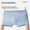 MiiOW 3 Pezzi Intimo da Uomo Intimo Antibatterico in Grafene Intimo in Cotone Morbido e Confortevole Intimo con Angolo Piatto L-5XL