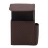 PU Leather Cigarette Box Woven Pattern Cigarette and Lighter Holder Multifunctional 20 Pieces Cigarette Case