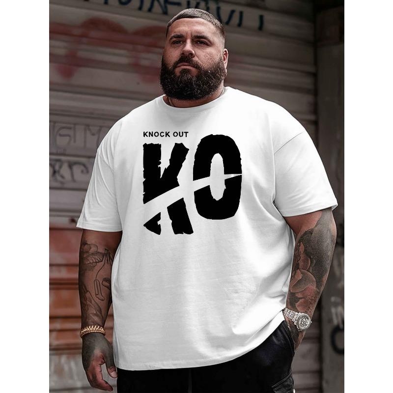 

New Oversized Short-Sleeve Men s T-Shirt Featuring Fashion Prints. This Casual Round-Neck Top for Summer, Breathability And Versatility 4XL білий