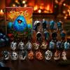 Exquisite Christmas Gift Box Dragon Advent Calendars 2026, 24 Days Countdown Calendar with Acrylic Hanging Ornaments Ornaments, Collectible