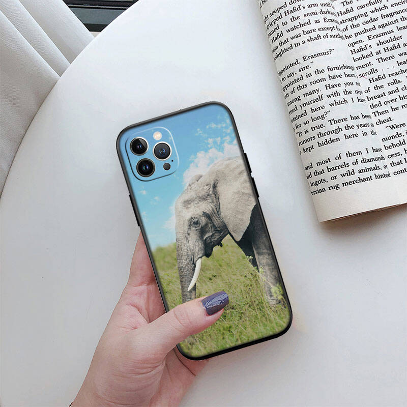 MH8 Animal Elephant Phone Shell Case for iPhone 7 8 11 12 13 14 15 16 17 16E XS Pro Max XR X SE Air