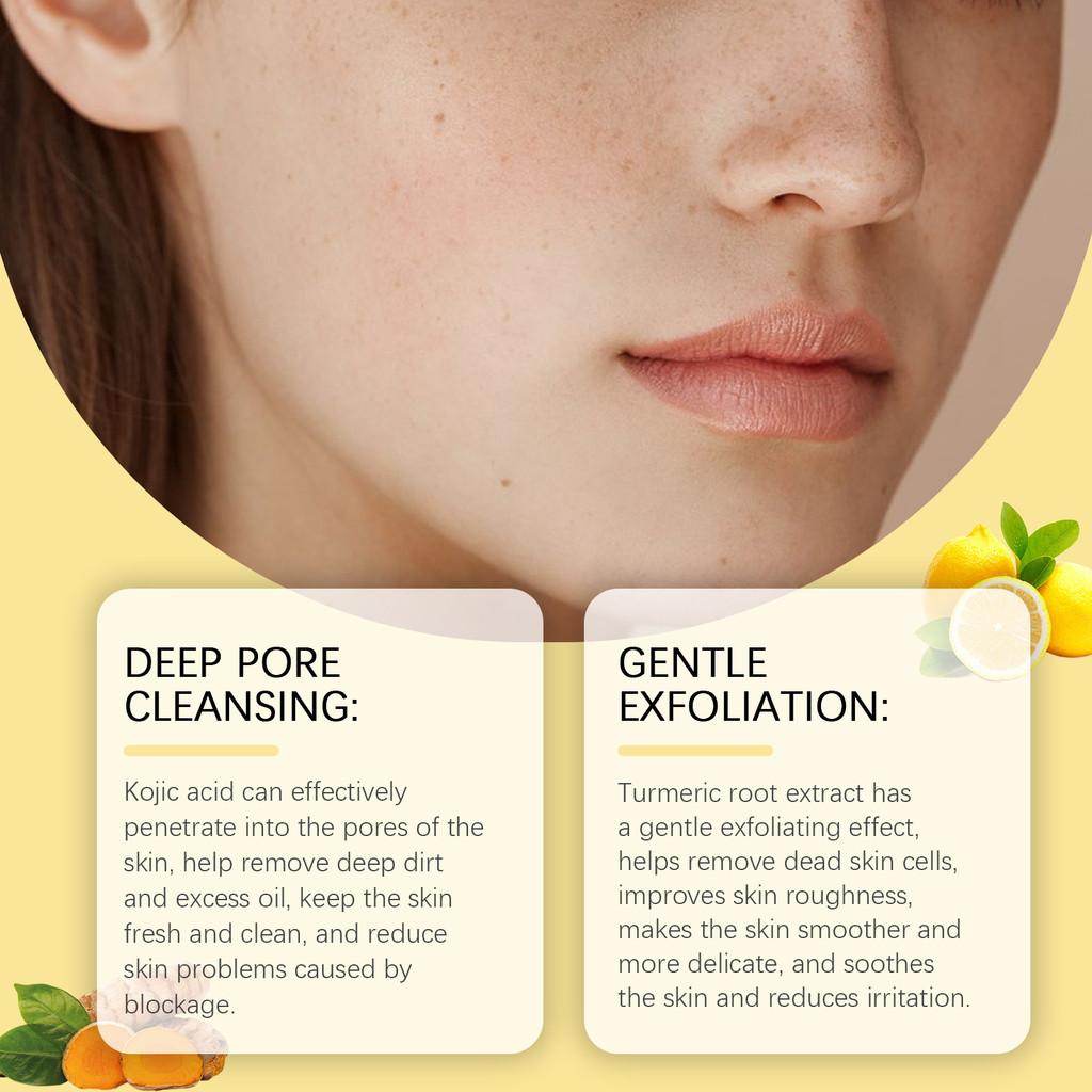 Hoygi Gentle Turmeric Cleansing Pads For Deep Pore Cleansing And Hydration