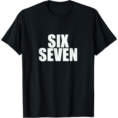 Fun Six Seven 6 7 Meme Design T-Shirt(1)